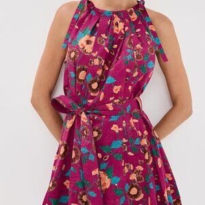 ulla johnson yelena cotton tunic dress Ulla Johnson Yelena Dress in Natural worn by Alexis Rose (Annie Murphy) in  Schitt's Creek S05E01